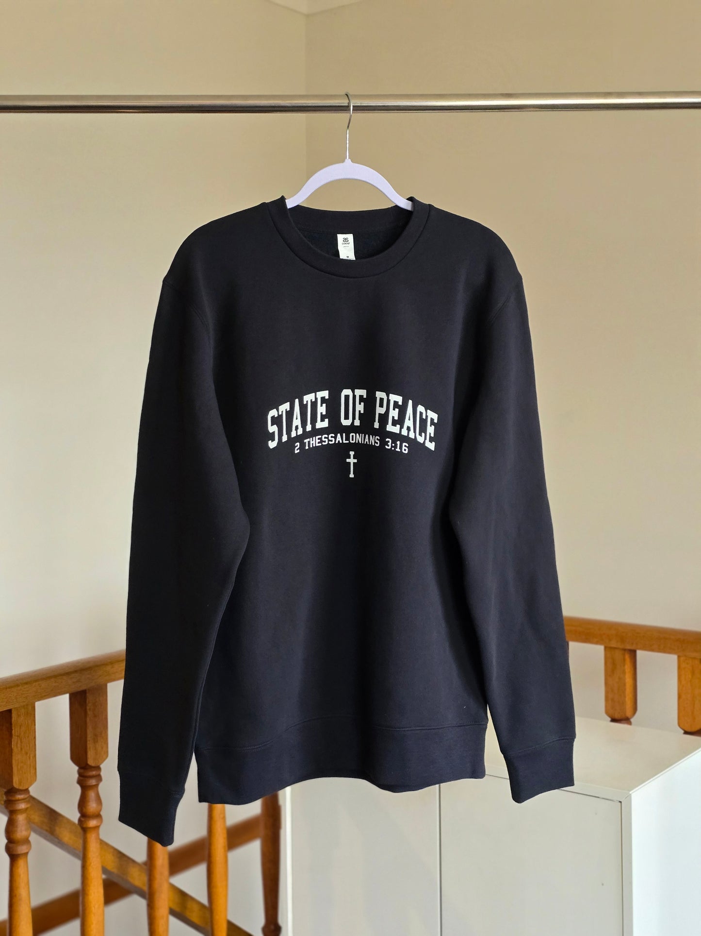 State Of Peace Sweatshirt- Dark Navy