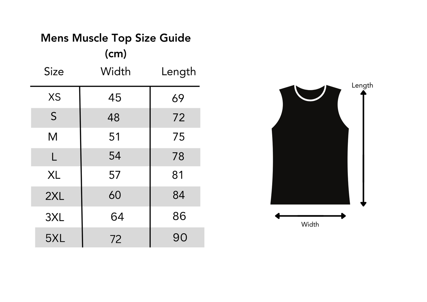 Black - HS=PT Mens Muscle Top