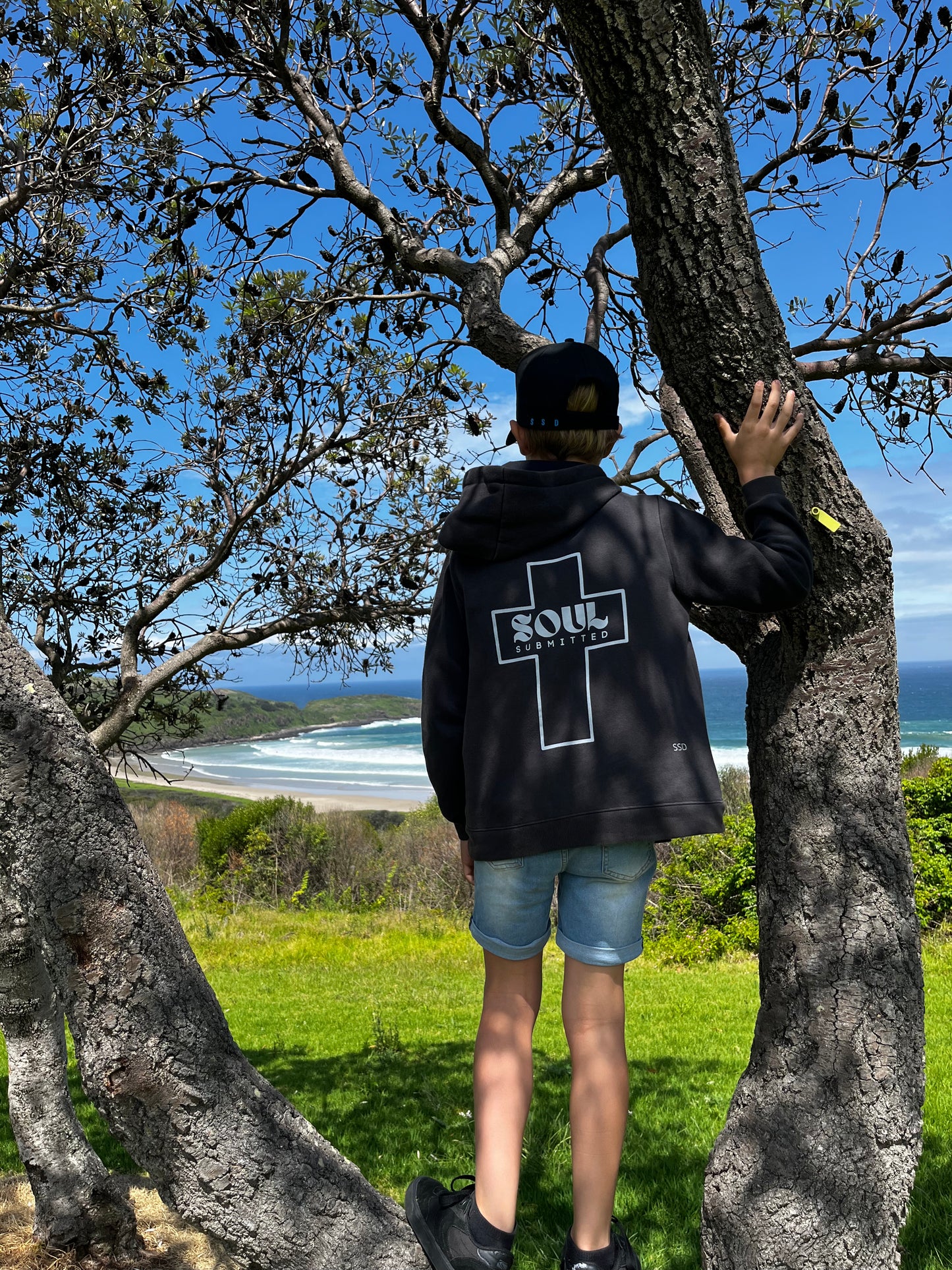 Black - Soul Submitted Kids Hoodie