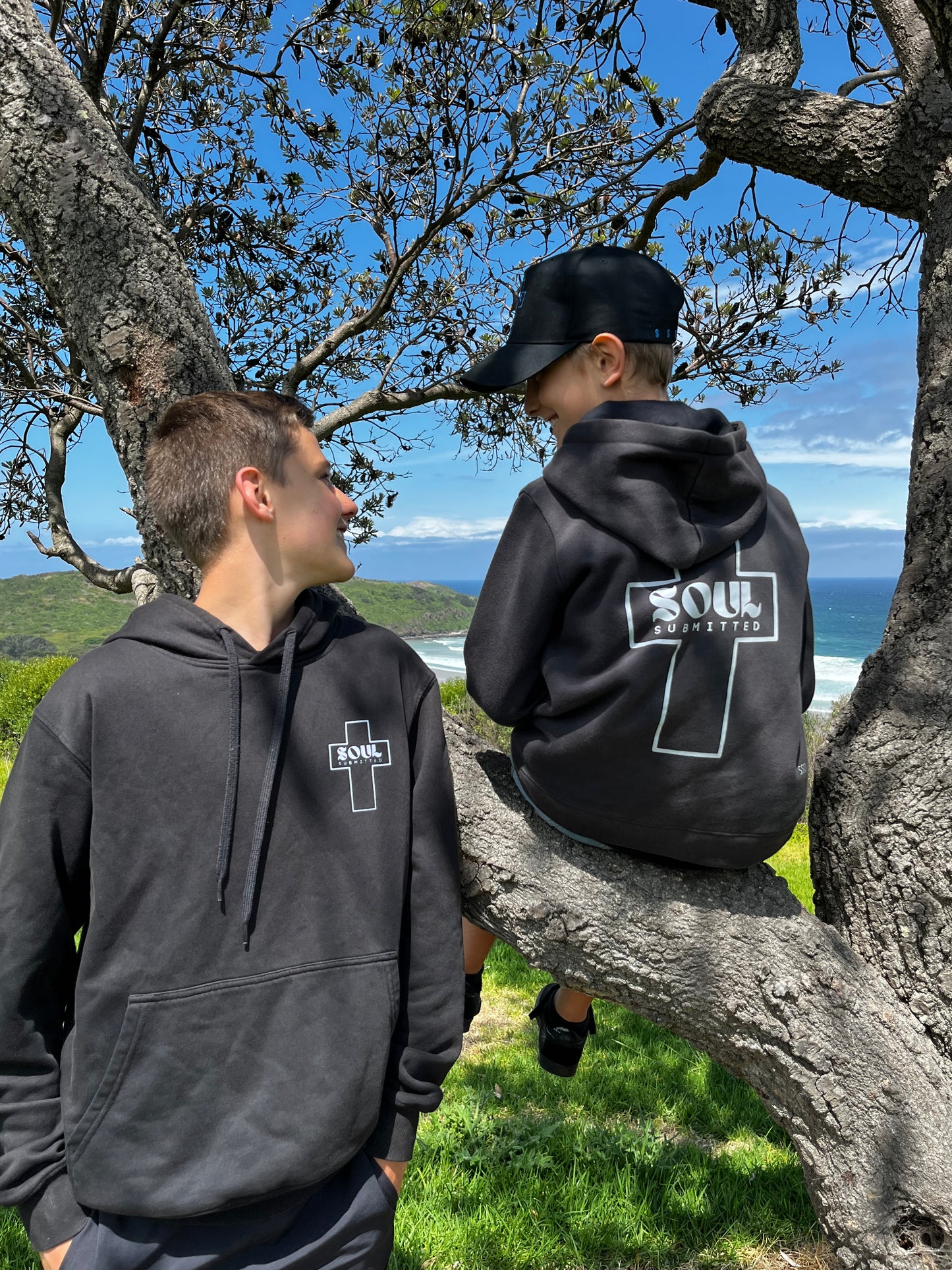 Black - Soul Submitted Kids Hoodie