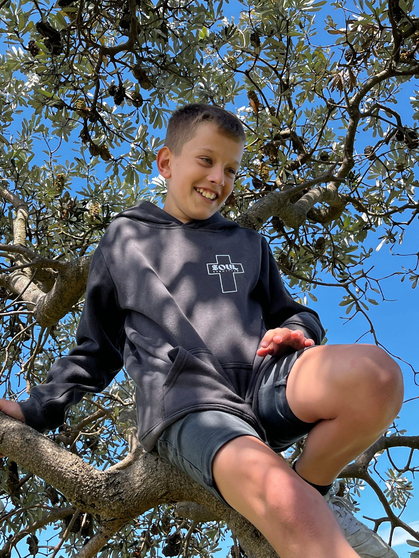 Black - Soul Submitted Kids Hoodie