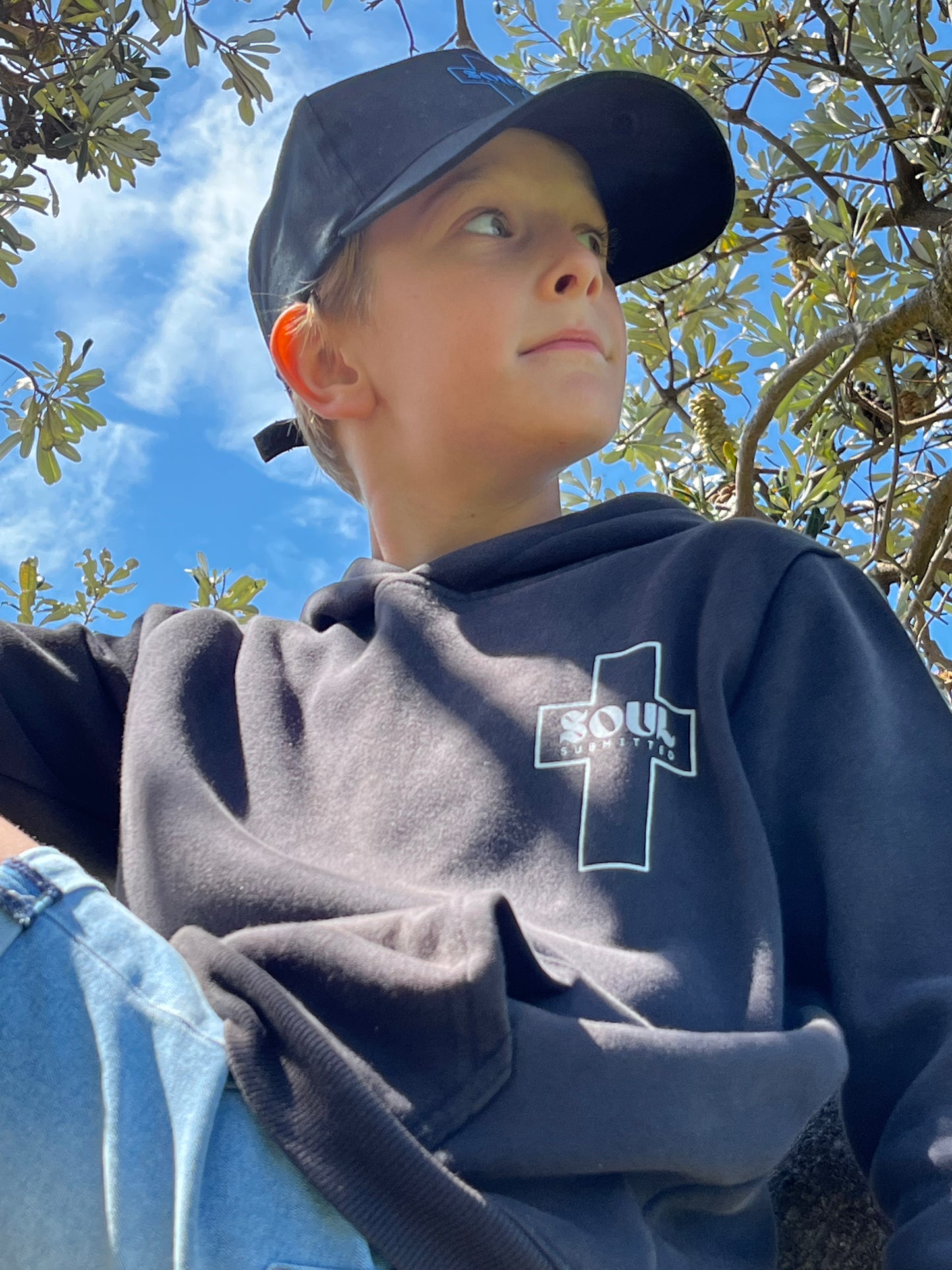 Black - Soul Submitted Kids Hoodie
