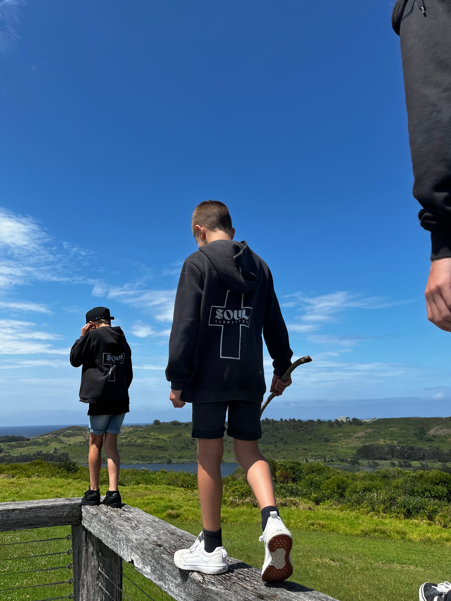 Black - Soul Submitted Kids Hoodie