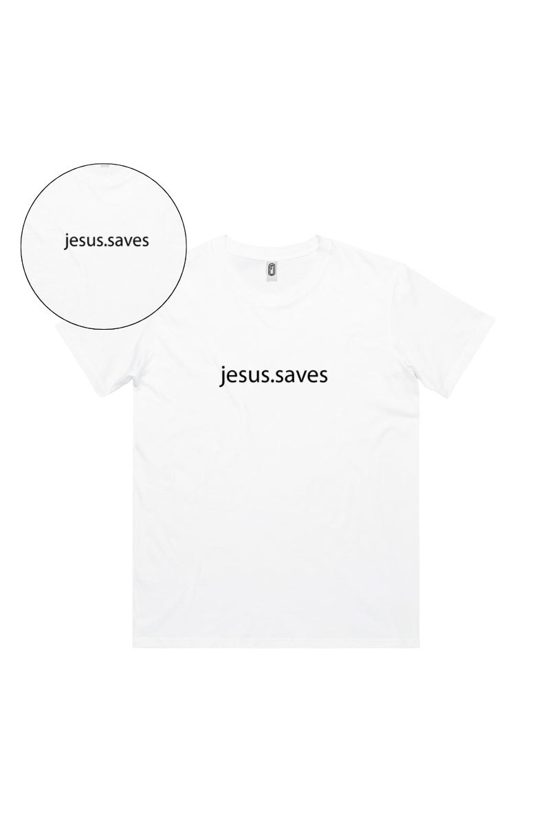 White - jesus.saves Classic T-shirt