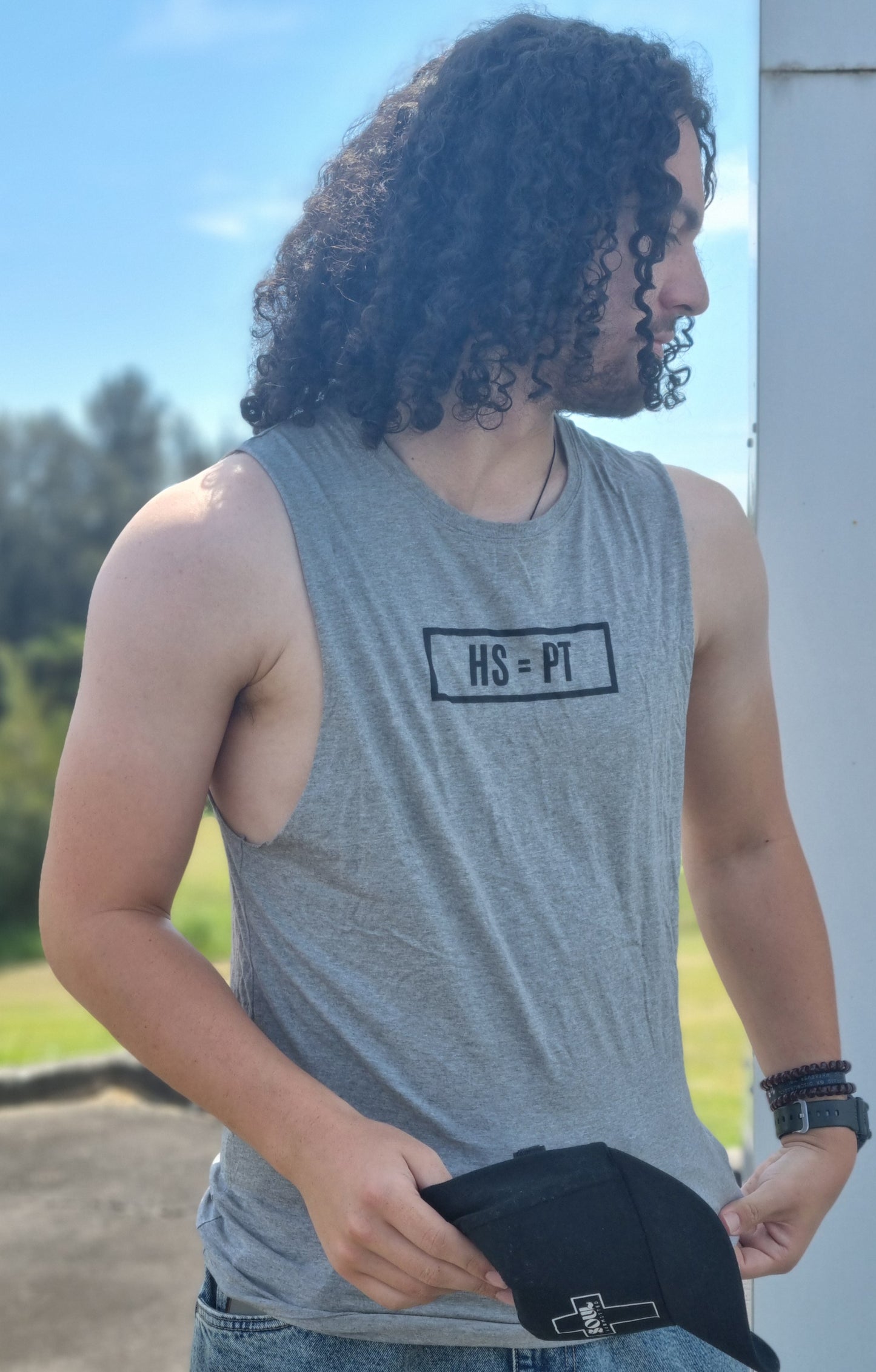 Grey - HS=PT Mens Muscle Top