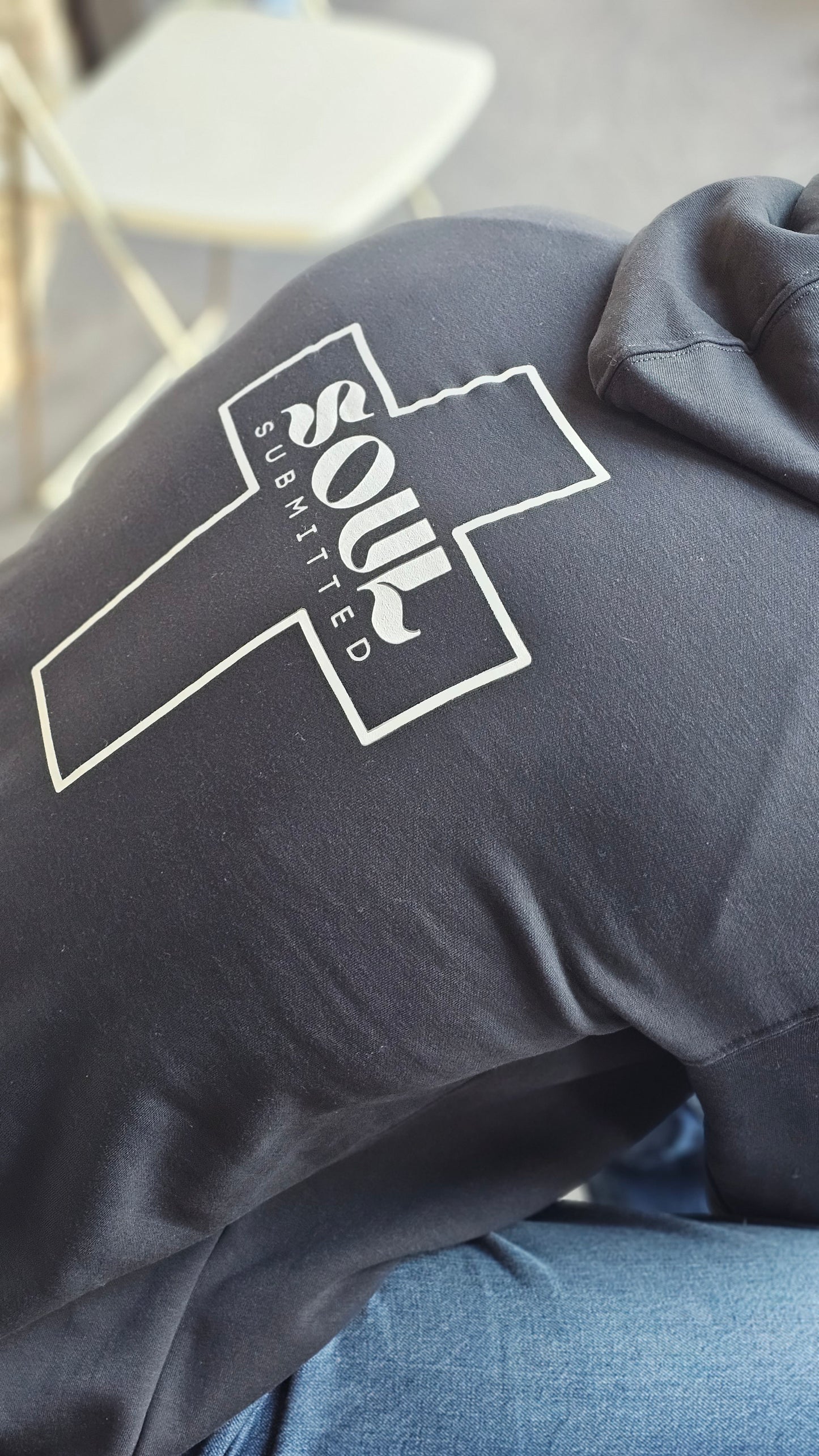 Soul Submitted Hoodie- Midnight Blue