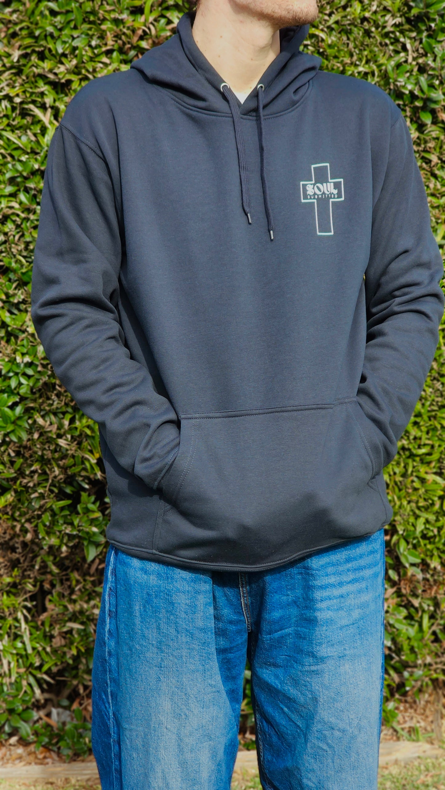 Soul Submitted Hoodie- Midnight Blue