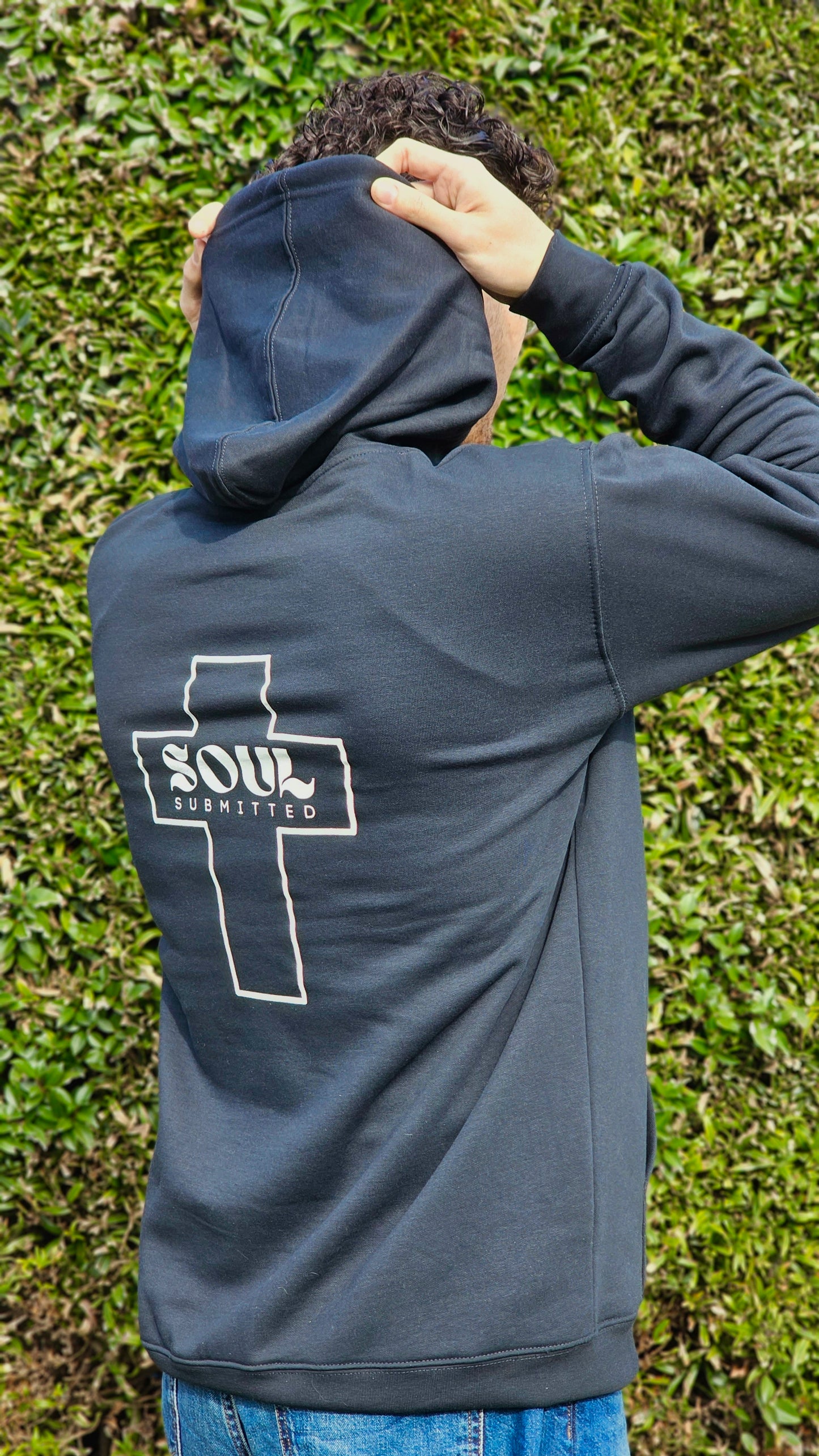 Soul Submitted Hoodie- Midnight Blue