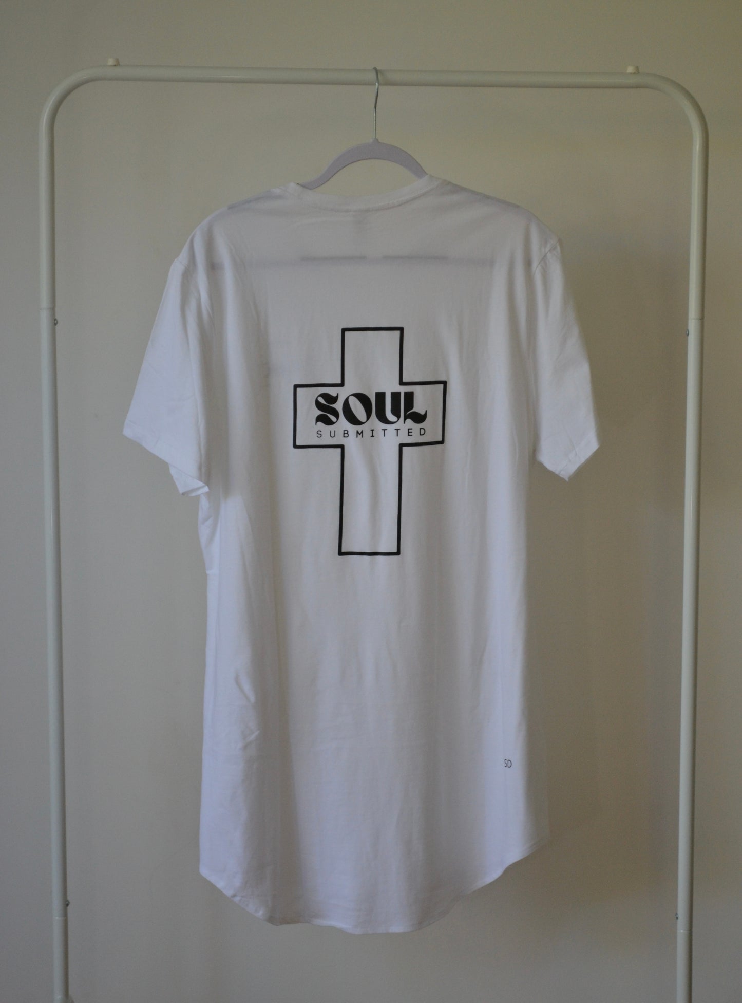 Soul Submitted Longline T-shirt- White