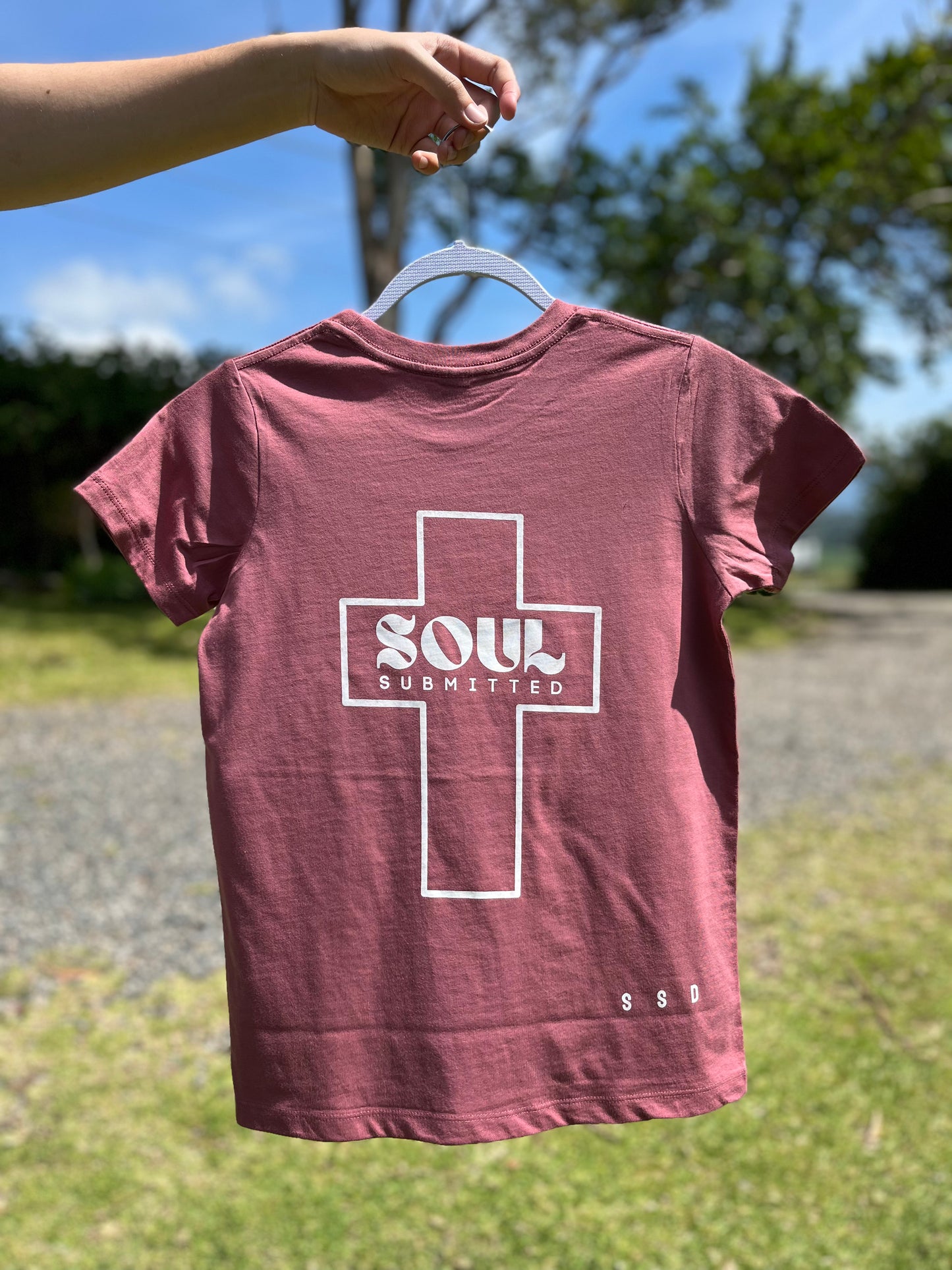 Soul Submitted Kids Tee- Plum