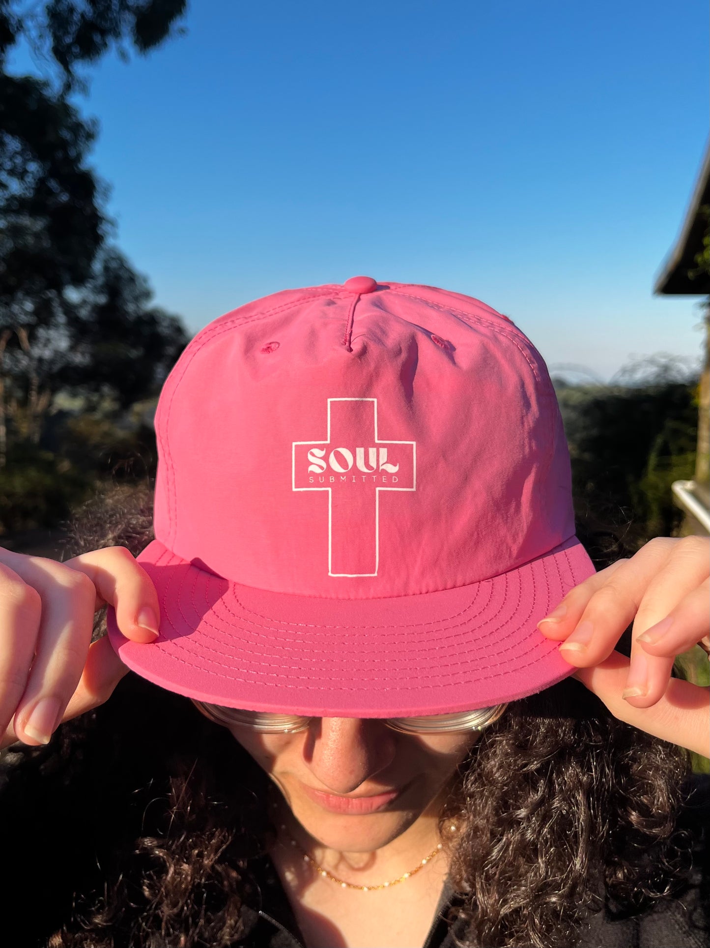 PINK SURF HAT