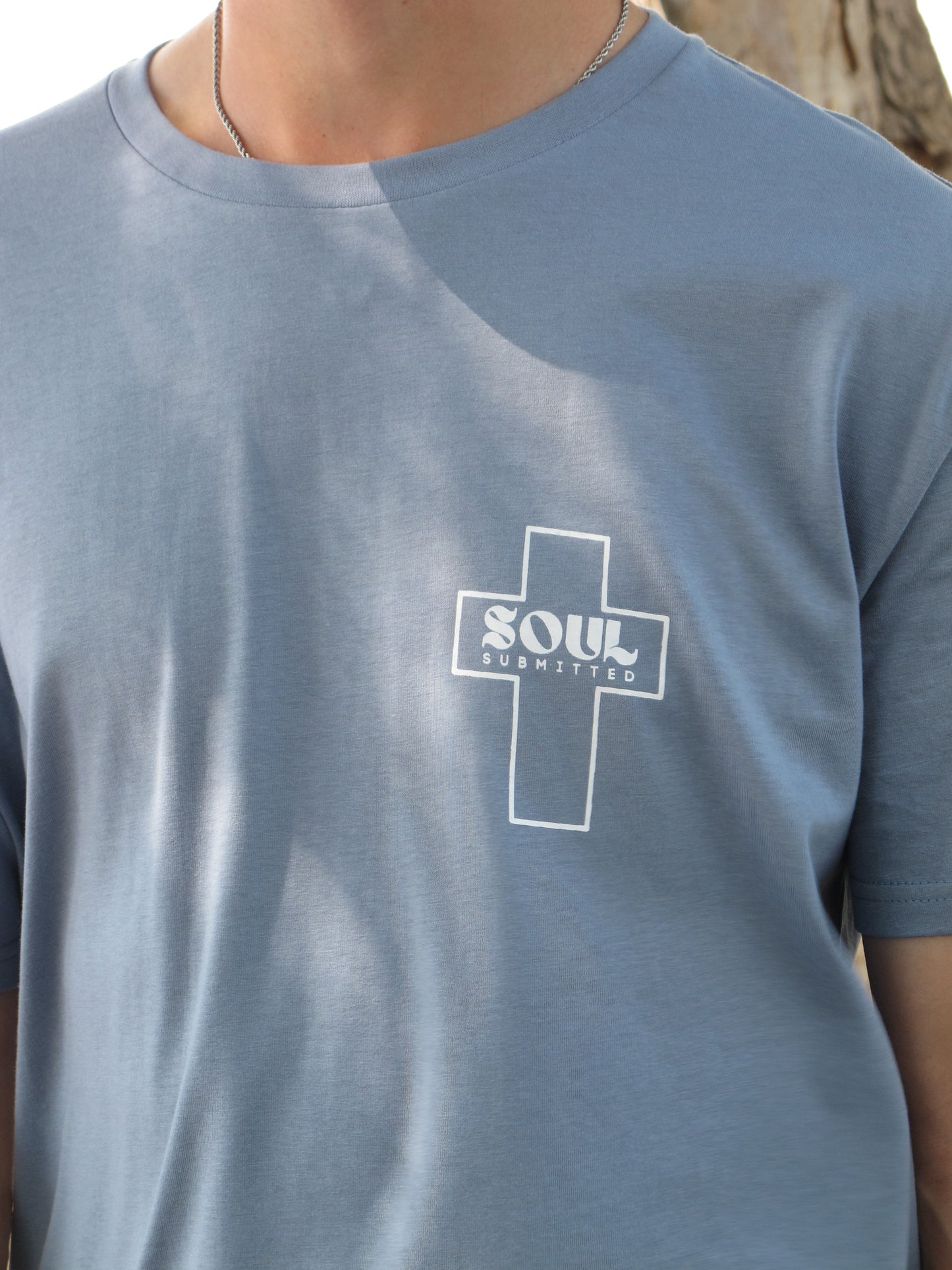 Soul Submitted T-shirt - Dusty Blue