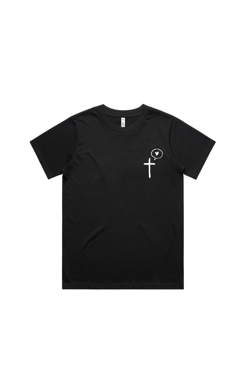 Cross Speaks Love Kids Tee Version